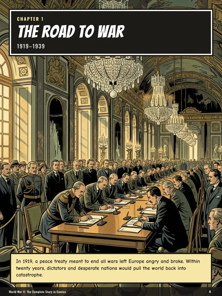 Chapter 1 opening page: The Road to War