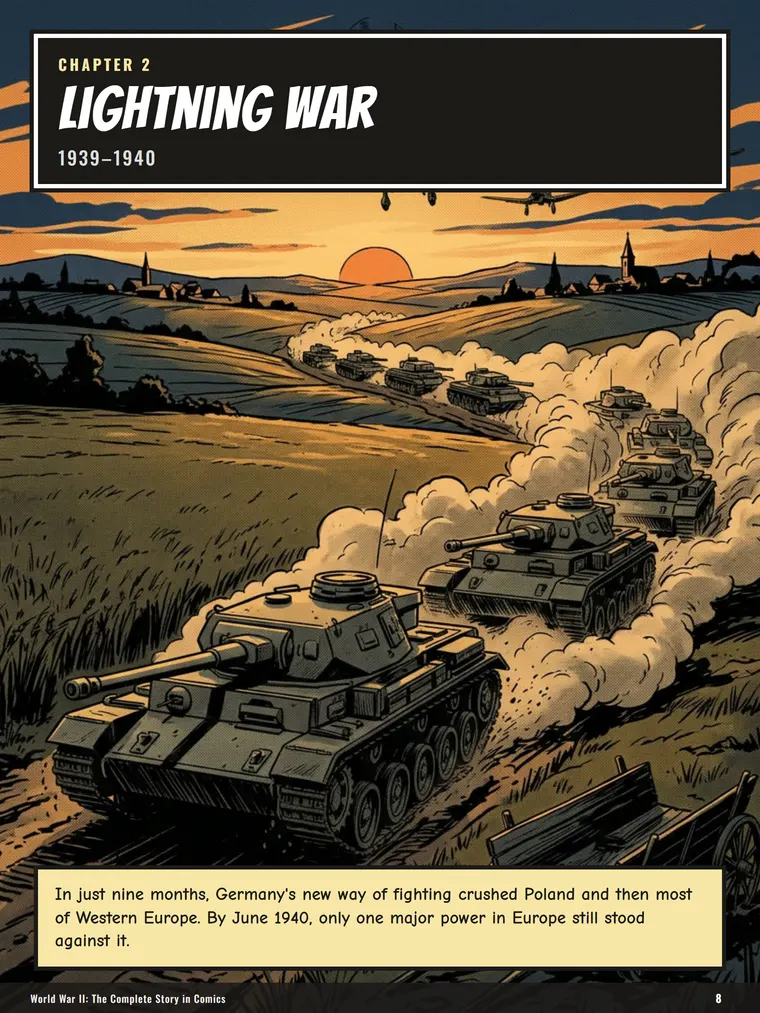 Chapter 2 opening page: Lightning War