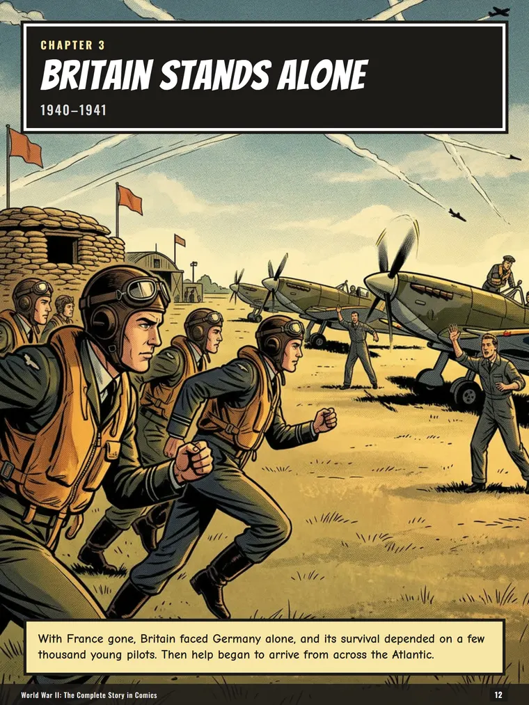 Chapter 3 opening page: Britain Stands Alone